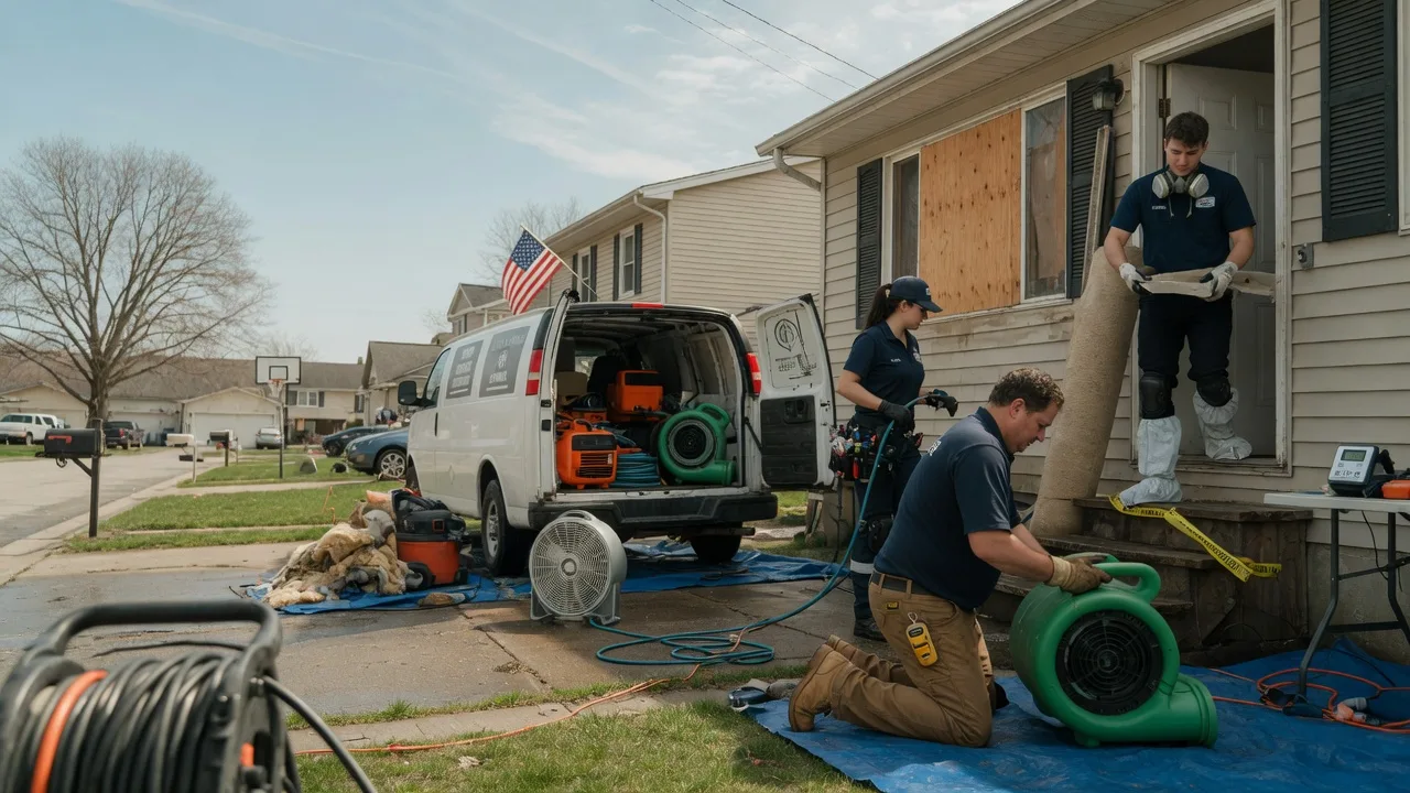 Water Damage Restoration in Westerville, NE near me